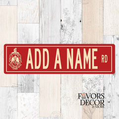 Street Sign - Delta Sigma Theta® | Line Name Sign - Favors Decor and More