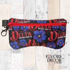 Eyeglasses Pouch | Delta Sigma Theta - DST and Violets - Favors Decor and More