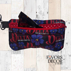 Eye glasses Pouch | Delta Sigma Theta and Violets