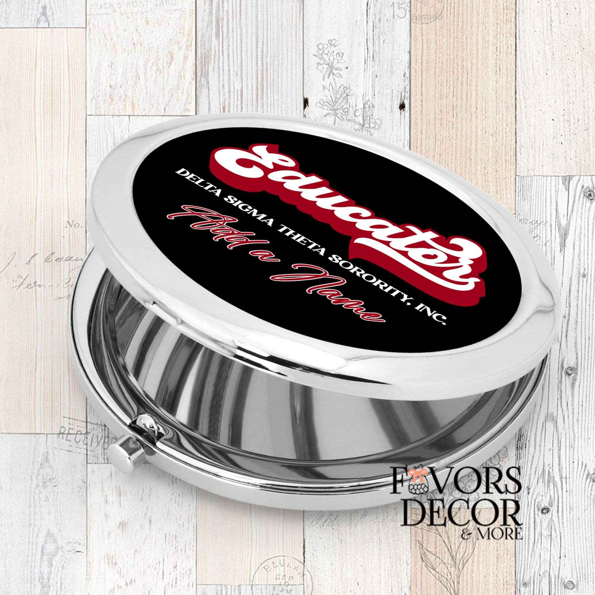 Compact Mirror - Delta Sigma Theta Sorority | The Profession Series Personalized - Favors Decor and More