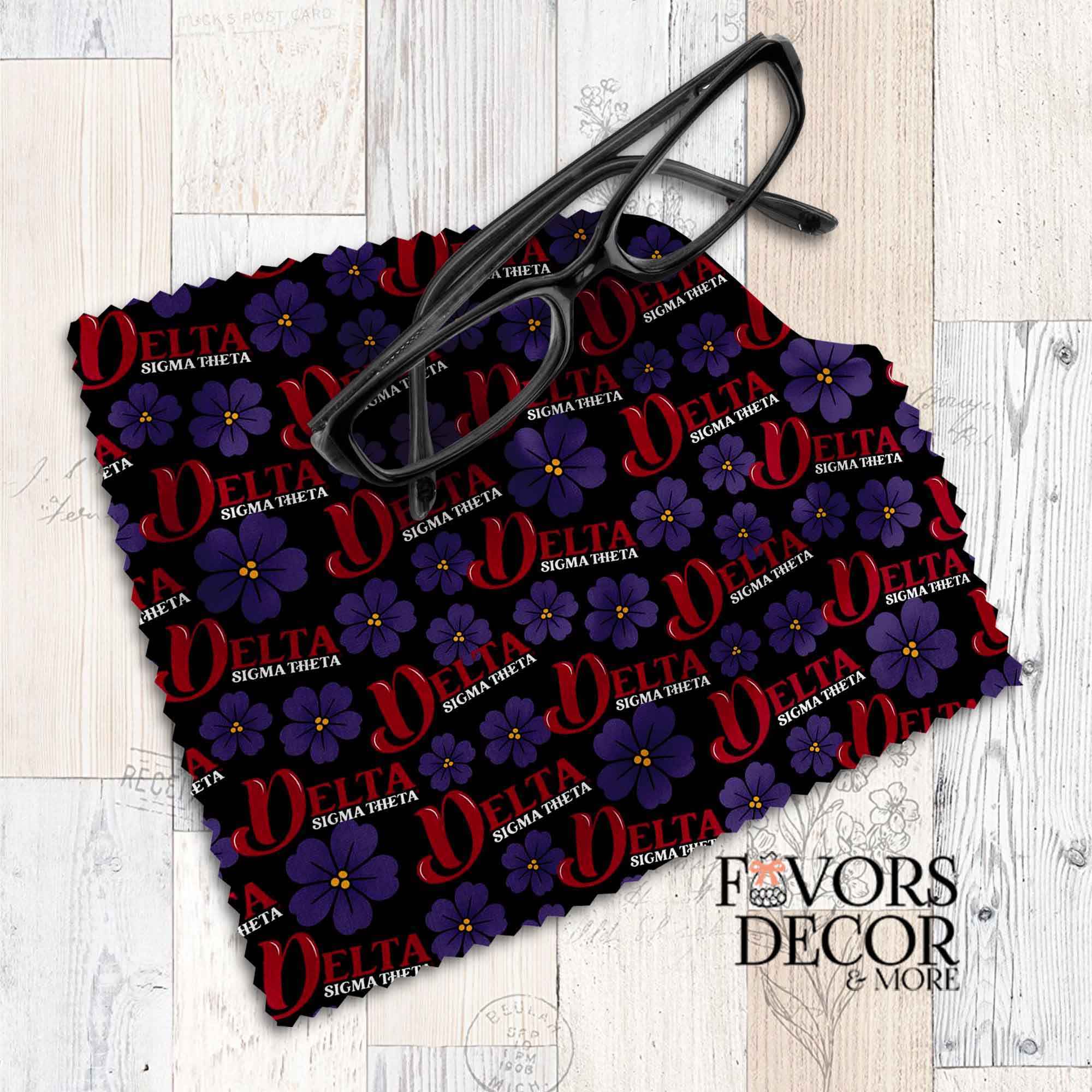 Eye glasses Pouch | Delta Sigma Theta and Violets