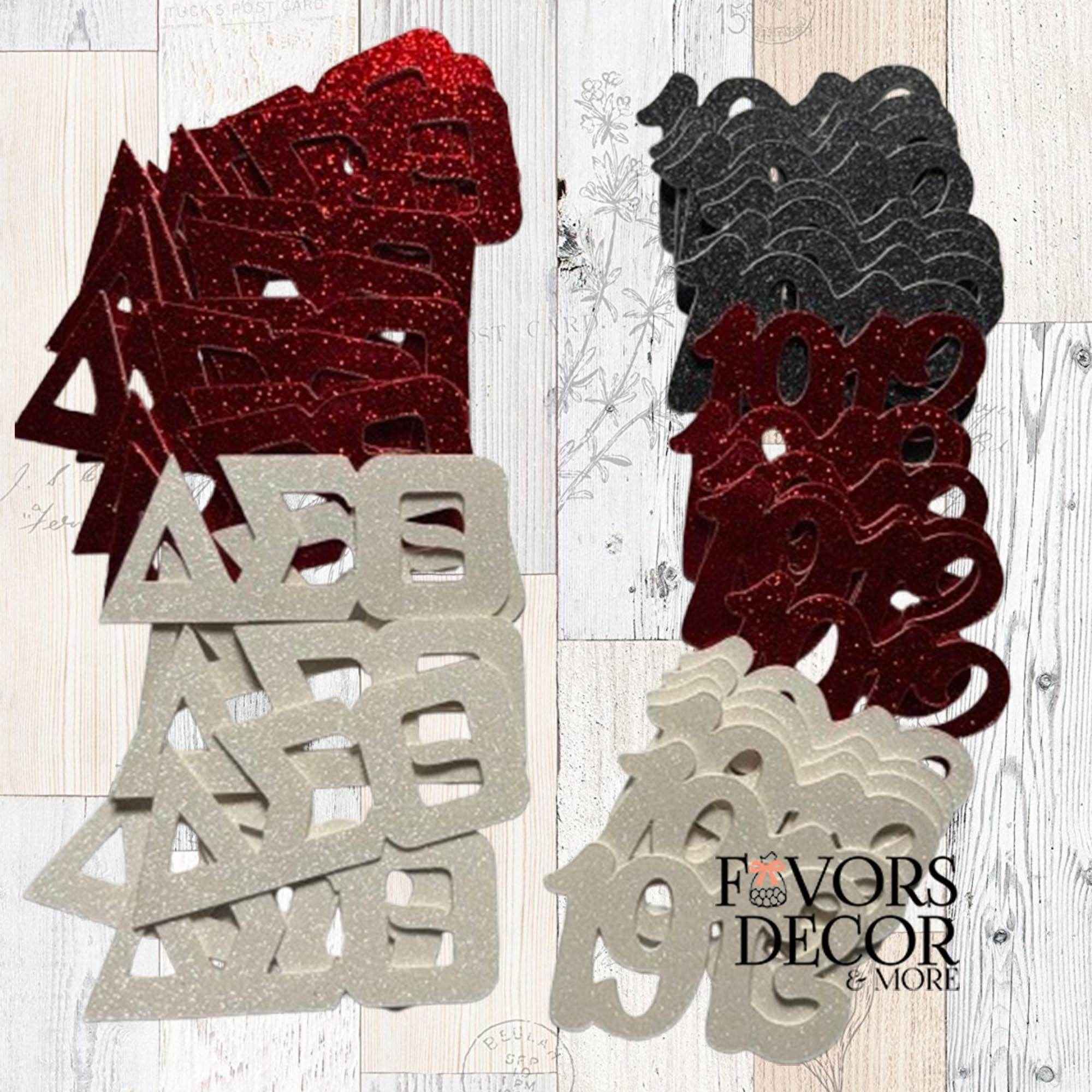 Glitter Confetti β Delta Sigma Theta - 1913 & ΞΣΠTable Decor for Sorority Events - Favors Decor and More