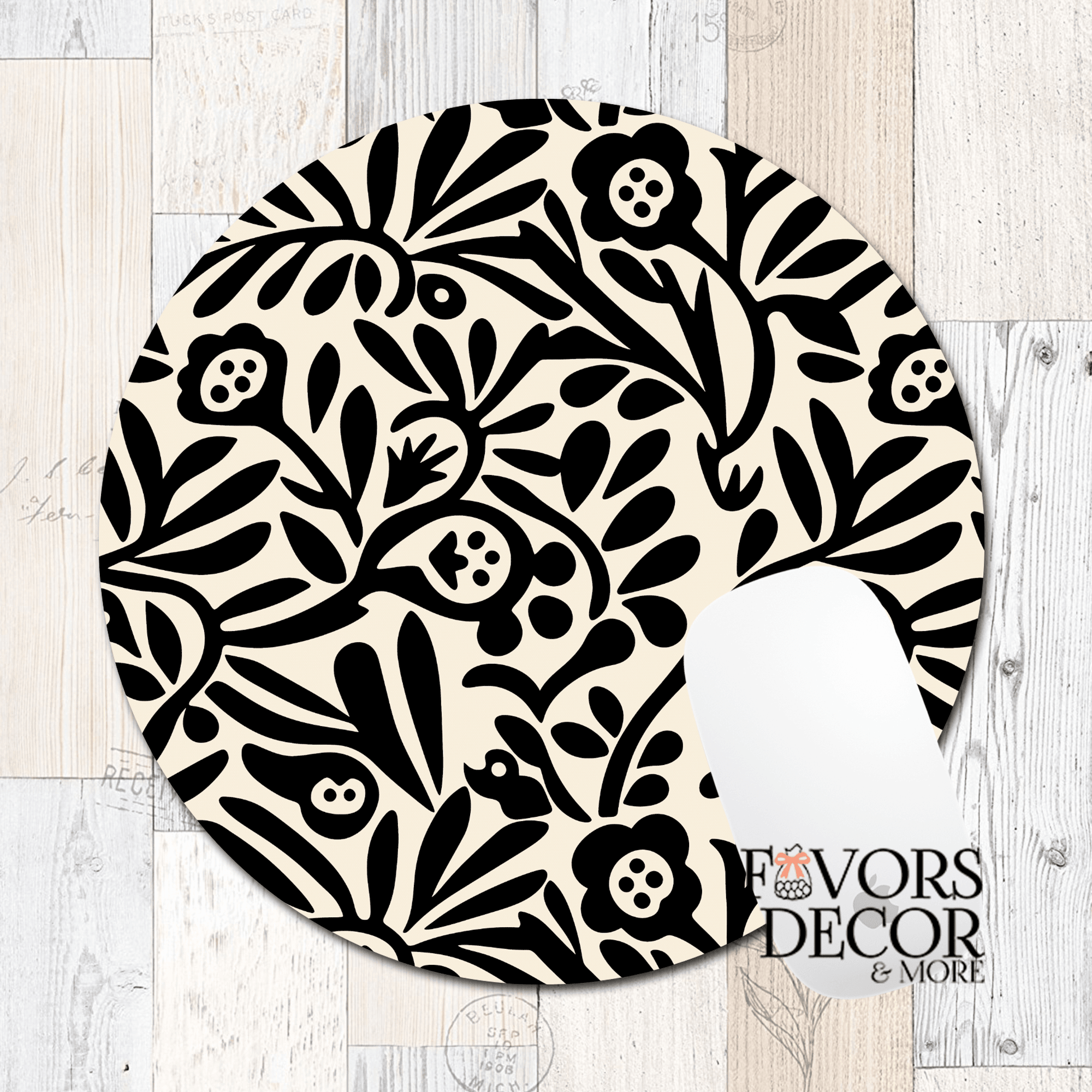 Mouse Pad | Looping Lotus - Favors Decor and More