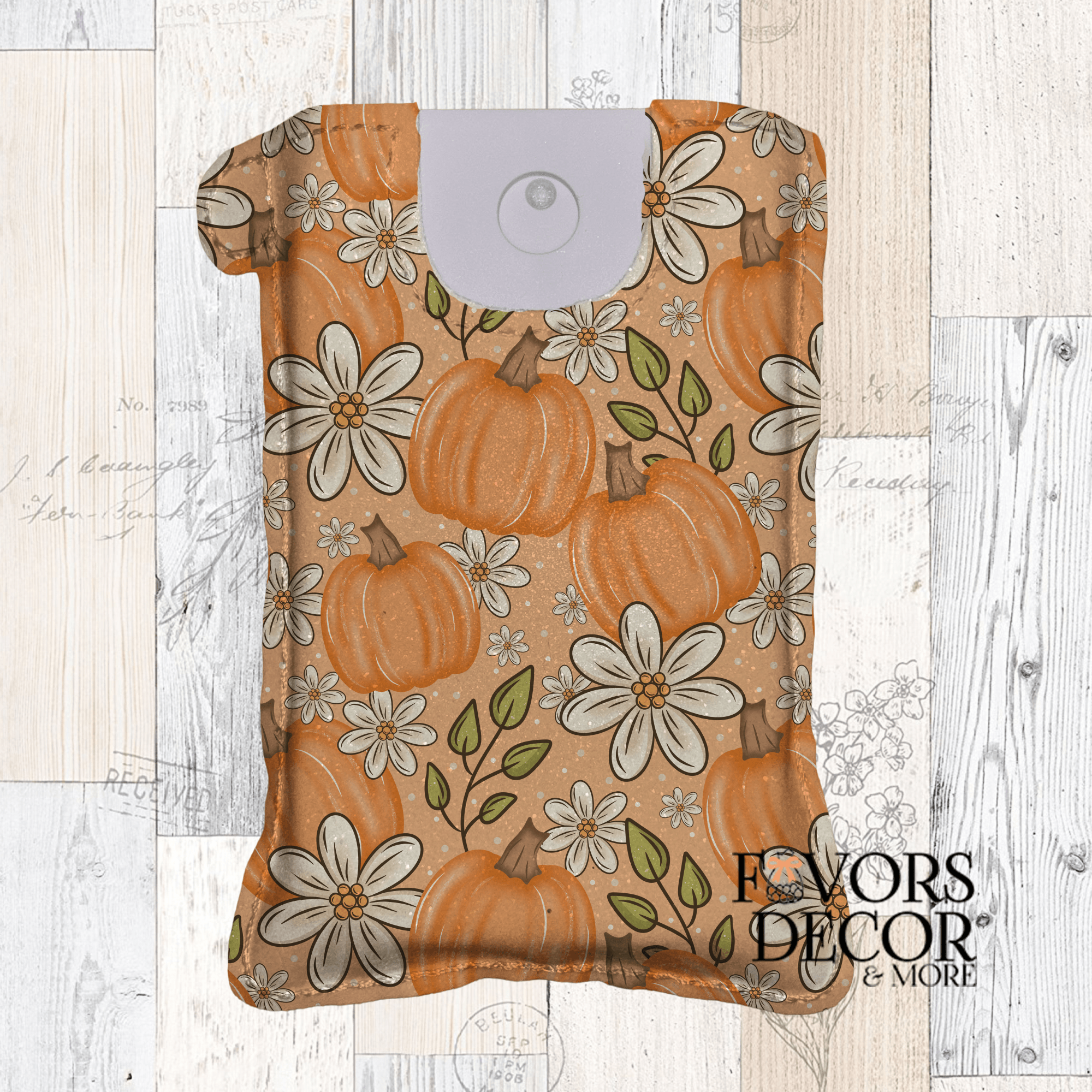 Spray Sanitizer Holder - Pumpkin - Favors Decor and More