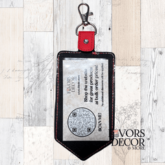 ID Badge Holder - Delta Sigma Theta Sorority | Red Educator Pencil - Favors Decor and More