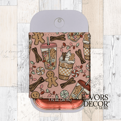 Spray Sanitizer Holder - Gingerbread Coffee - Favors Decor and More