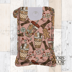 Spray Sanitizer Holder - Gingerbread Coffee - Favors Decor and More