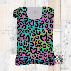 Spray Sanitizer Holder - Neon Wild Hearts - Favors Decor and More