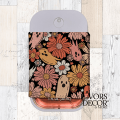 Spray Sanitizer Holder - Groovy Ghosts - Favors Decor and More