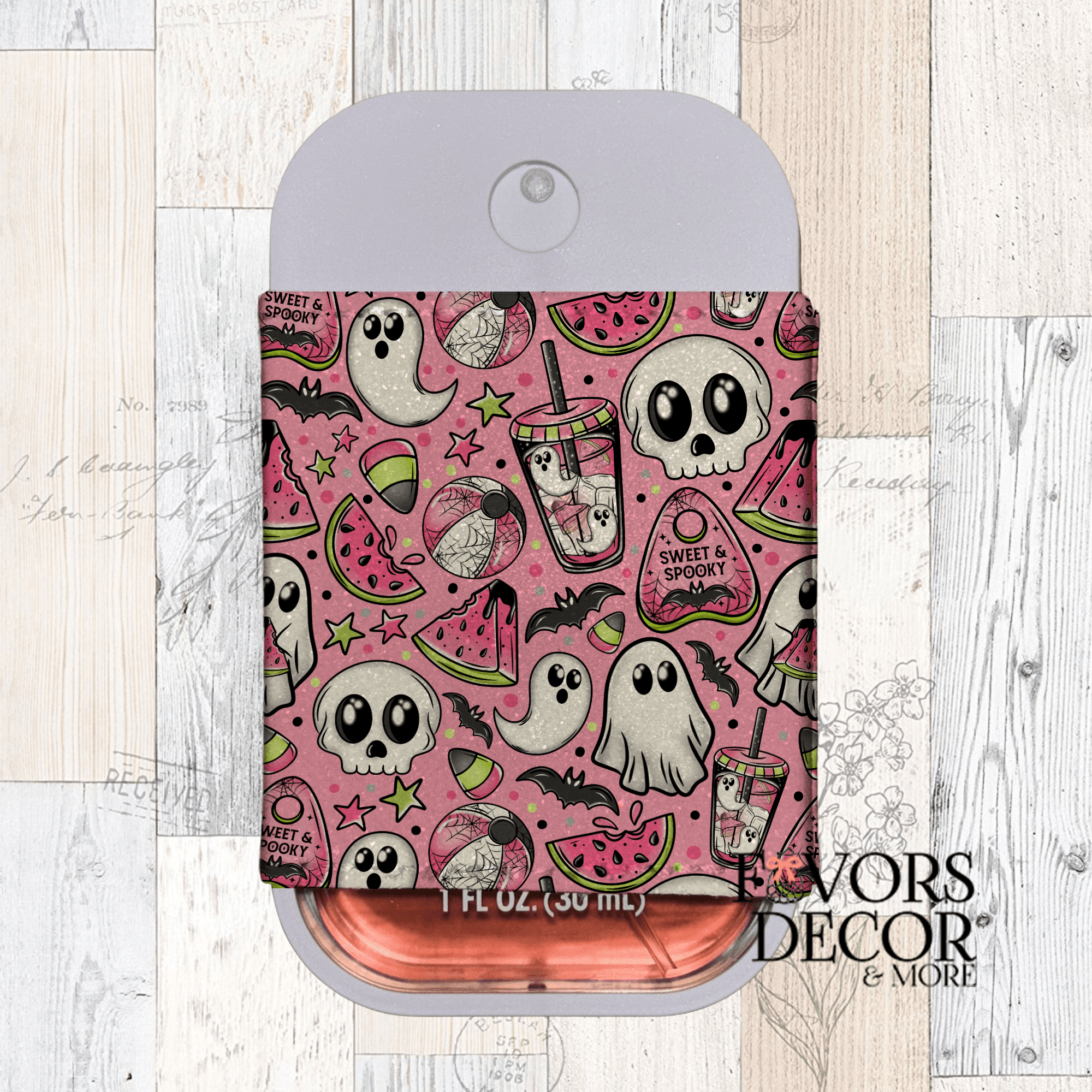 Spray Sanitizer Holder - Spooky and Sweet - Favors Decor and More