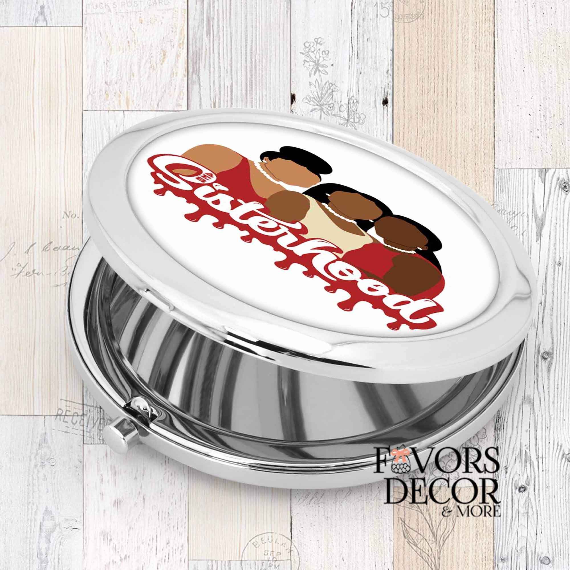 Compact Mirror - Delta Sigma Theta Sorority | Shades of Sisterhood - Favors Decor and More