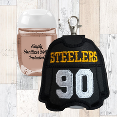 Embroidered 1oz Sanitizer Case - Steelers