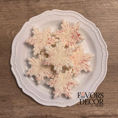 Wax Melts - Snowflake Wax Melts - Peppermint Pattie Scent - 4oz - Handcrafted Holiday Wax Melts - Favors Decor and More