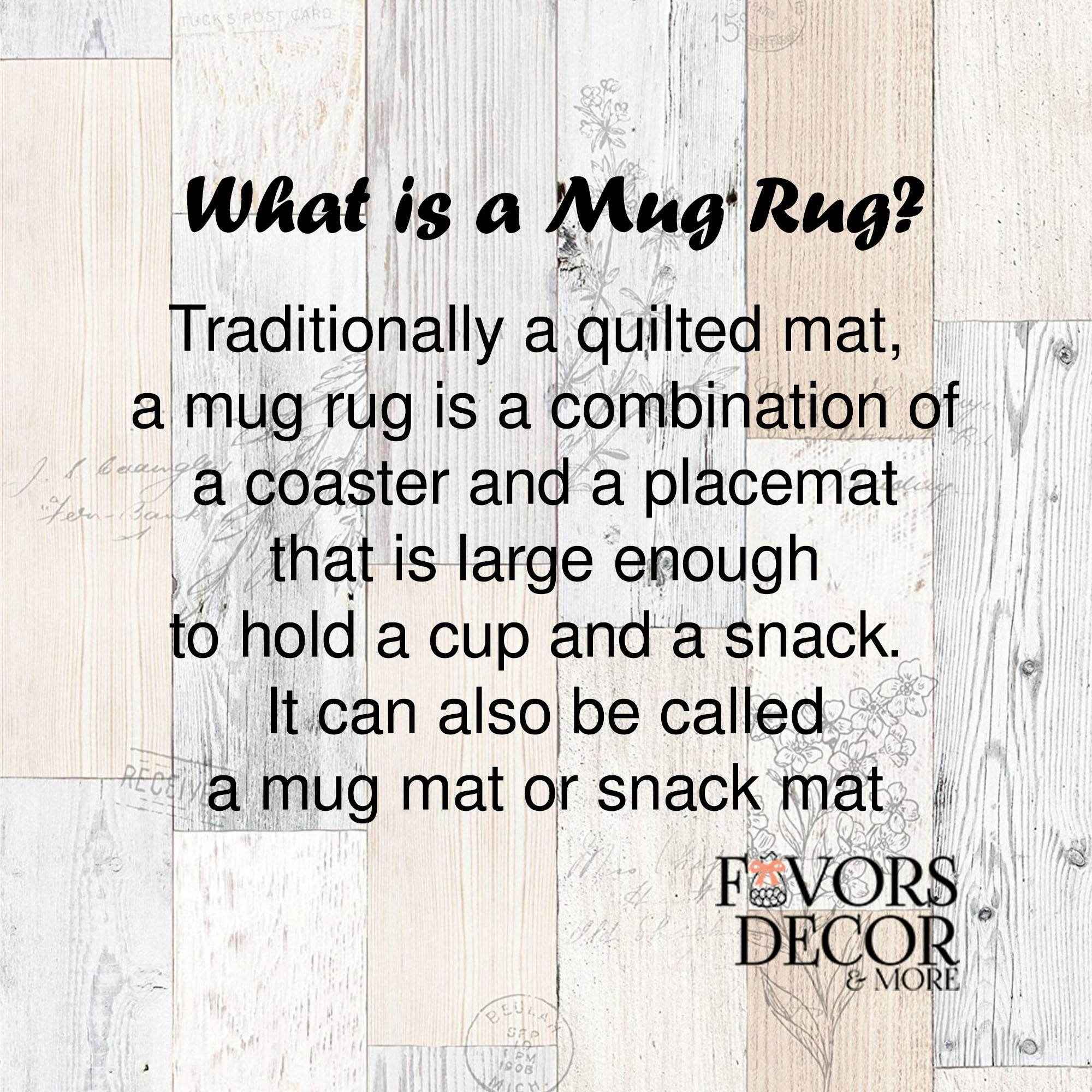 Mug Rug - Delta Sigma Theta | I Understood the Assignment - Favors Decor and More