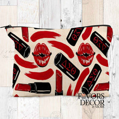 Zipper Pouch - Delta Sigma Theta | Delta Kisses - Favors Decor and More