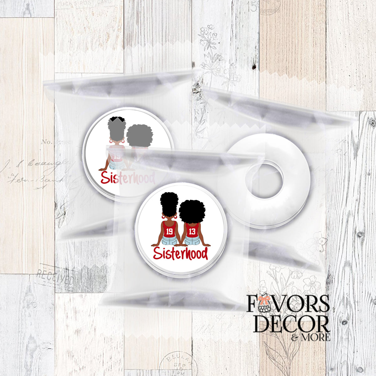 1913 Sisterhood Mint Candy Labels | Favors Decor and More