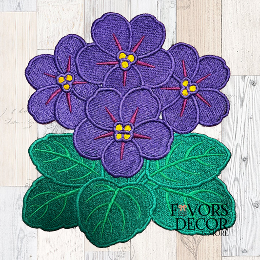 Patch - Delta Sigma Theta | African Violets Iron-on Patch