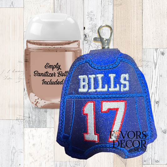 Embroidered 1oz Sanitizer Case - Bills