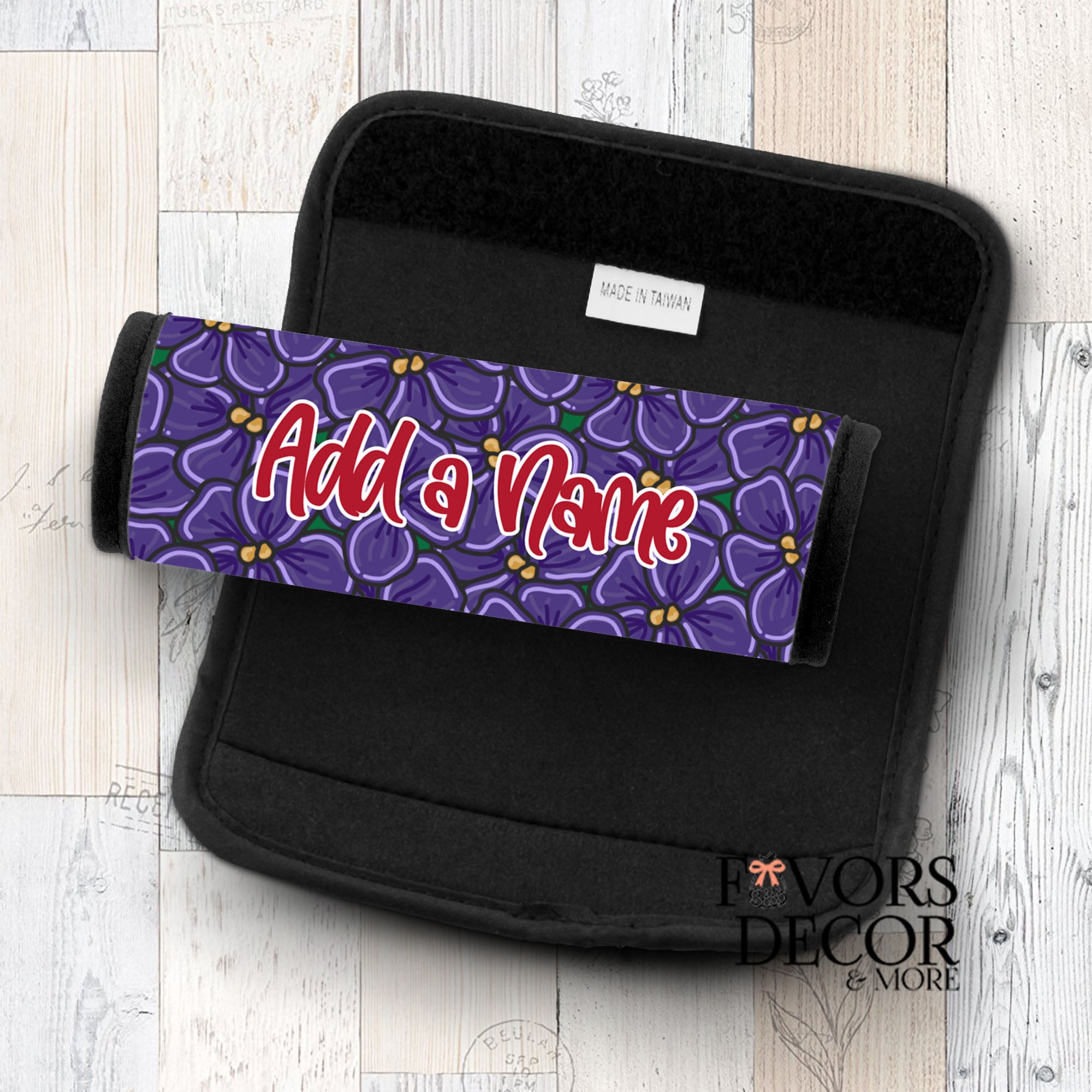 Front and back View of Luggage Spotter | Favors Decor and More