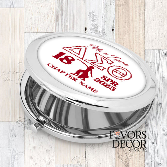Forward with Fortitude Personalized Compact Mirror