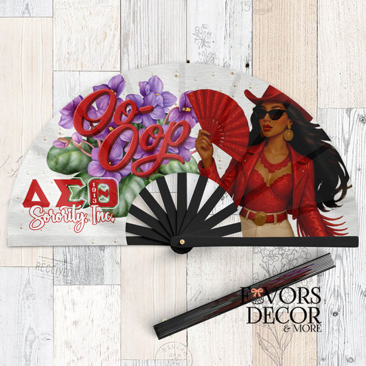 Sorority Line Dancing Clack Fan | Favors Decor and More, LLC
