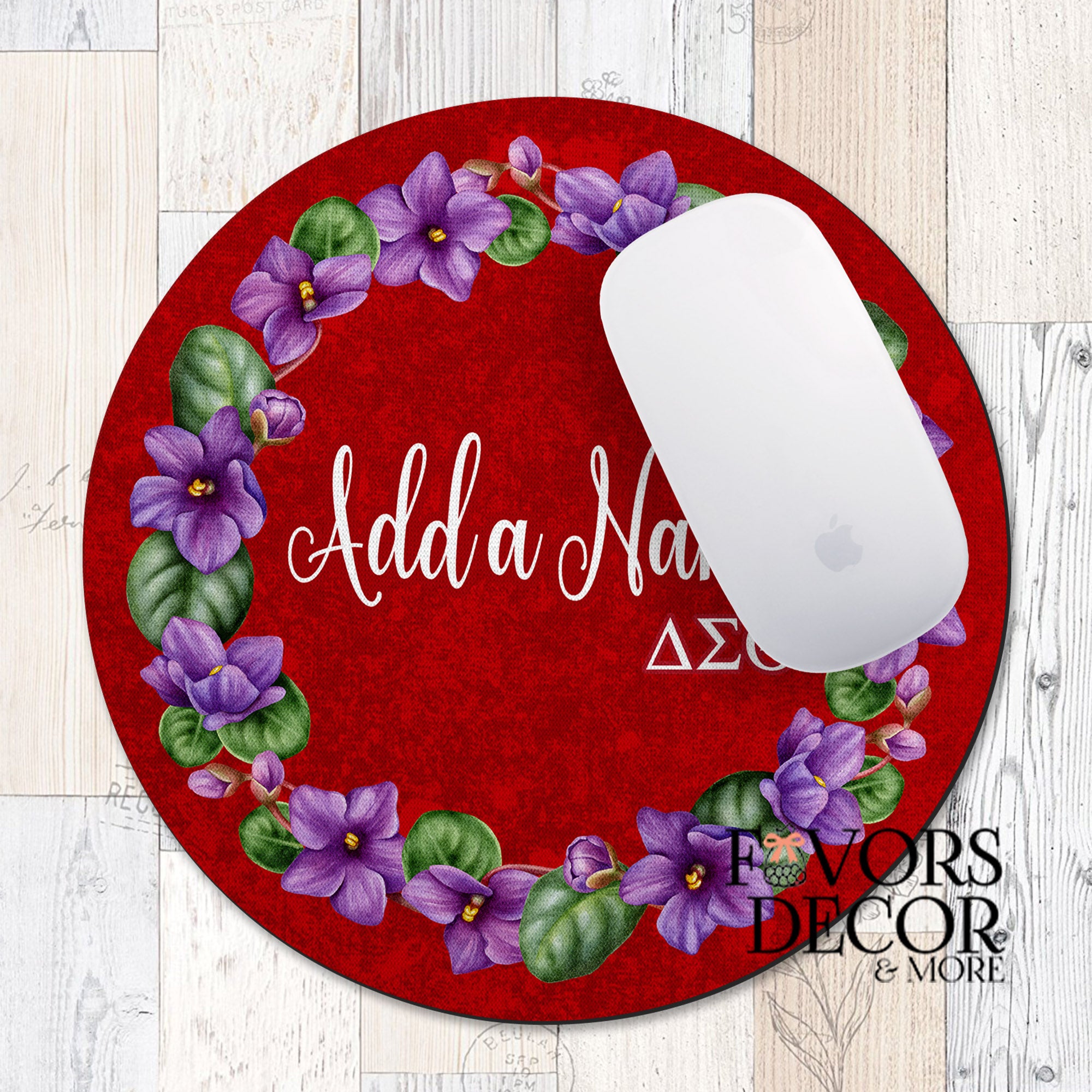 Delta Sigma Theta African Frame Personalized Mouse Pad