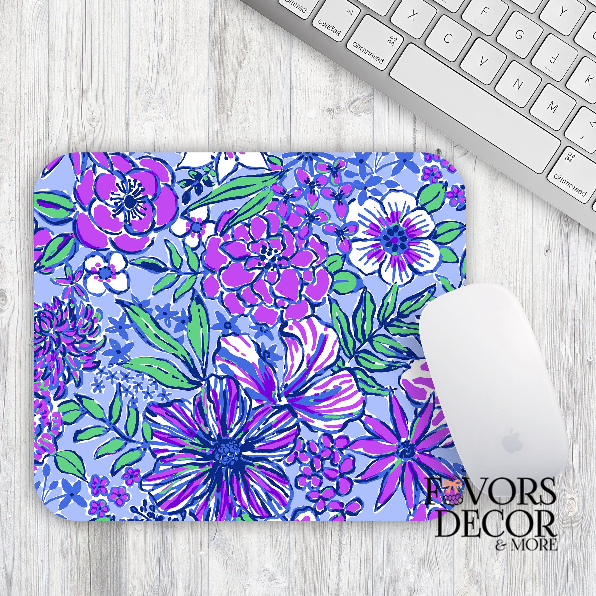 Floral Fizz Mouse Pad | Favors Decor and More