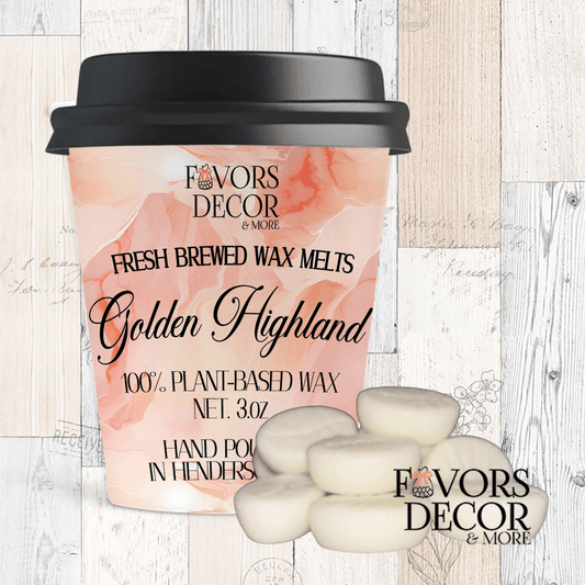 Wax Melts - Golden Highlands - Favors Decor and More