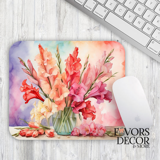 Gladiolus Flowers Mouse Pad | Favors Decor and More