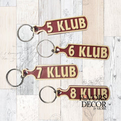 Keychain - Kappa Alpha Psi | Line Number Klub Keychain