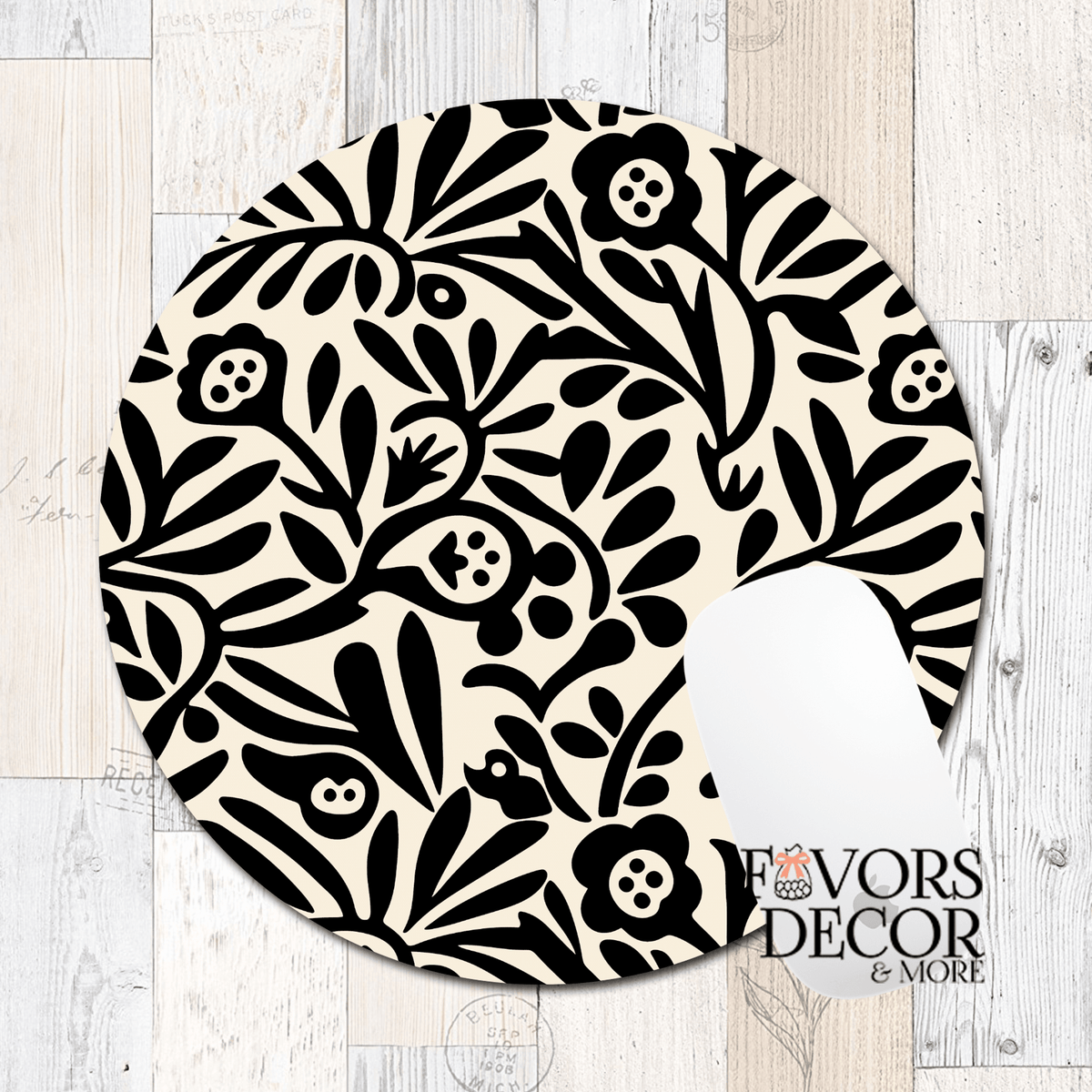 Mouse Pad | Looping Lotus - Favors Decor and More