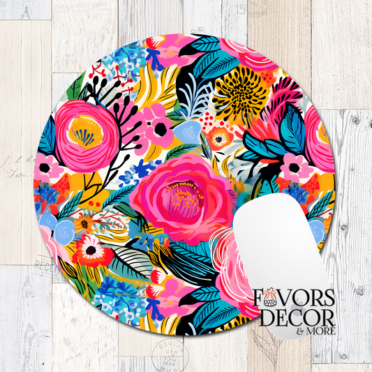 Mouse Pad | Tropical Bloomscape