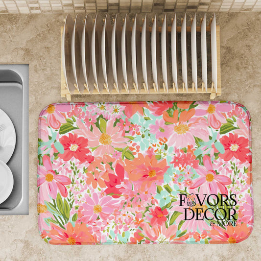 Dish Drying Mat |  Peach Nectar