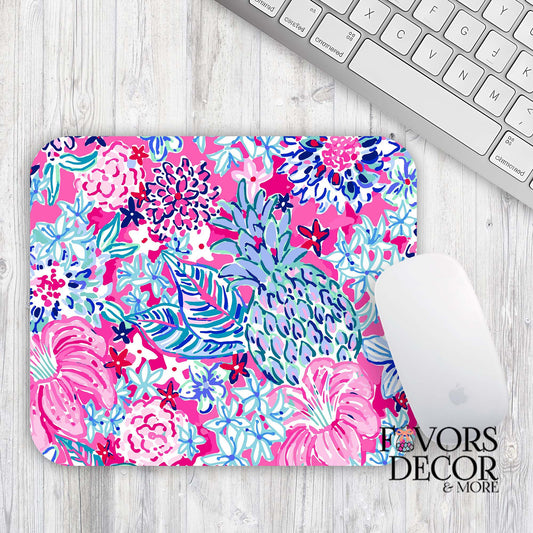 Pineapple Petal Party Mouse Pad | Favors Decor and More