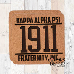Coasters - Kappa Alpha Psi | 1911 Founding Year Coasters