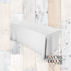 Full-Color Draped Table Cloths, Table Covers – 4', 6', 8' Event