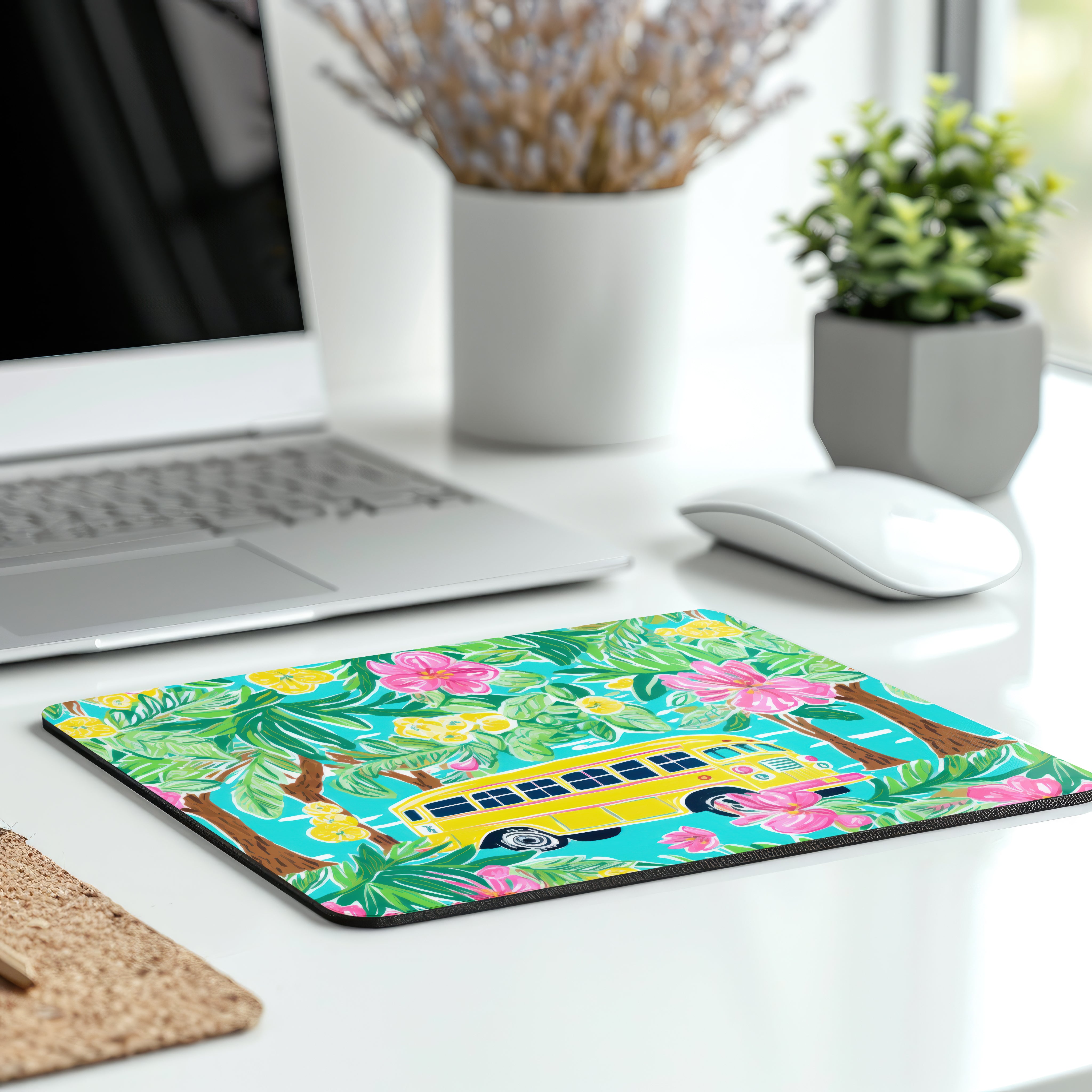 Tropic School Ride Mouse Pad Desktop View