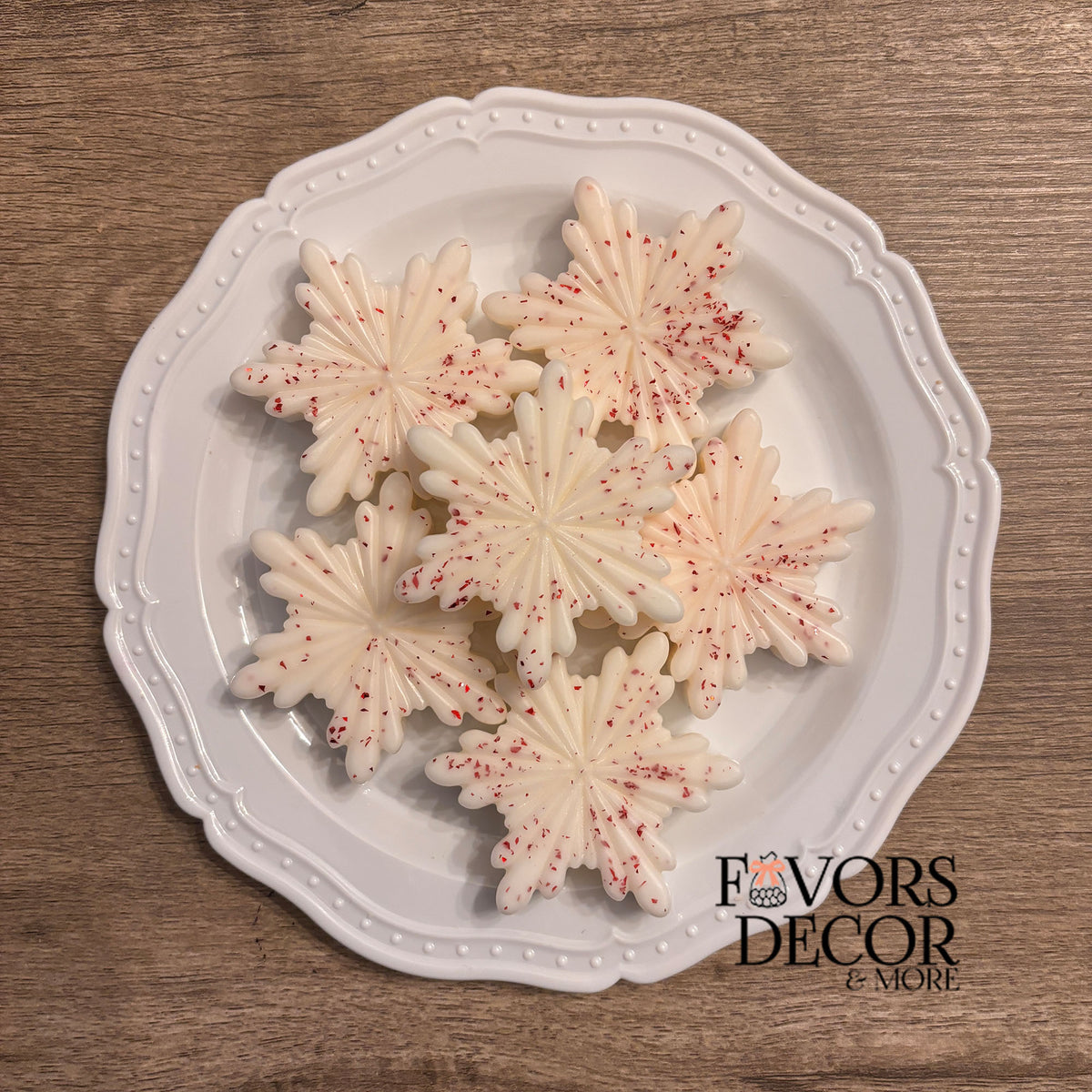 Peppermint Pattie Snowflake Wax Melts