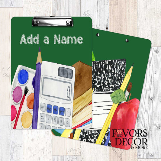 Dry Erase Clipboard Teacher Watercolor Tools - Favors Decor and More