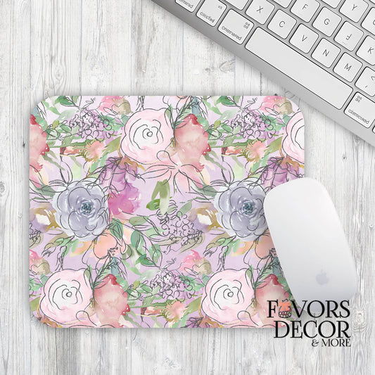 Mouse Pad - Passion Doodles Sketch Edges Seamless - Rectangle - Favors Decor and More