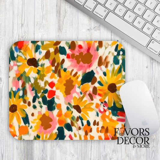 Mouse Pad - Wildflowers Sunshine Bouquet - Favors Decor and More