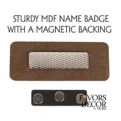 Name Badge (Magnetic) Delta Sigma Theta 3.25 l x 2 w - Favors Decor and More