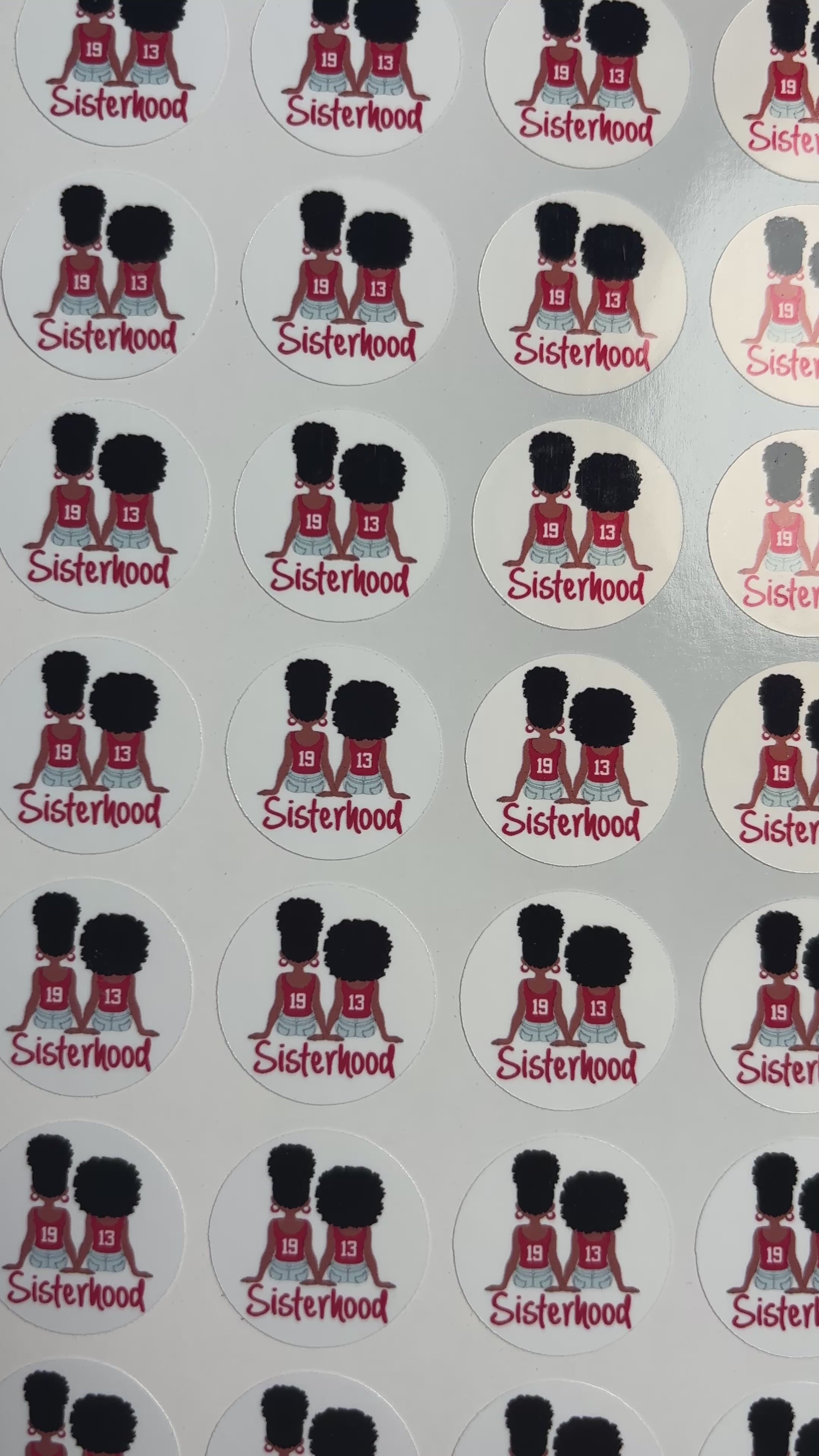 Delta 1913  Sisterhood Label Sheet Video | Favors Decor and More